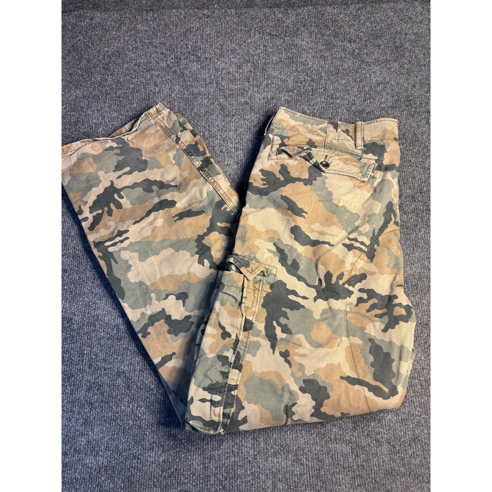Levi's Cargo Pants Mens 36x32 Multi Camo‎ Stretch Utility Pockets Straight Leg